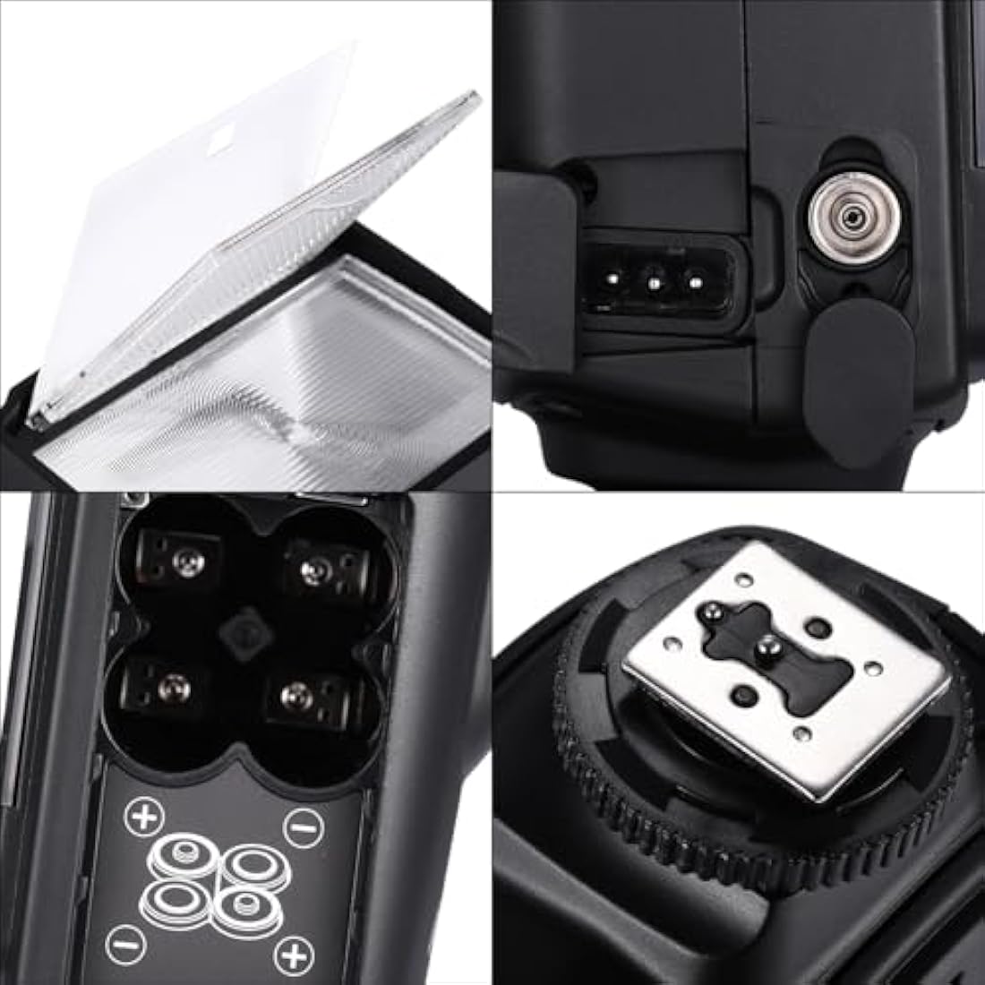 Powerextra DF-400 Camera Flash Speedlite for Canon Nikon Sony DSLR