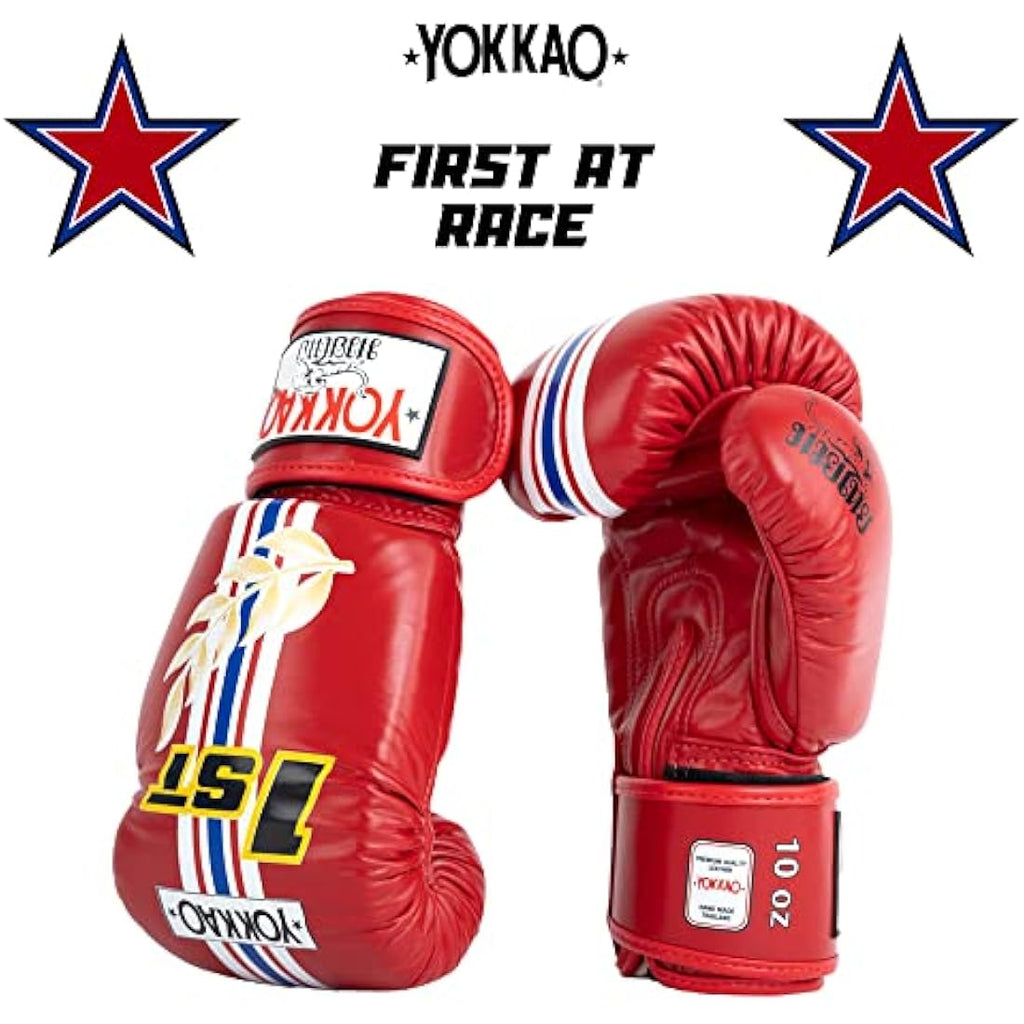 YOKKAO Premium Leather Muay Thai Boxing Gloves | Training & Sparring