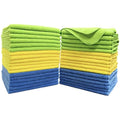 Polyte Microfibre Cleaning Towels - 40x40cm Absorbent Cloths, 36 Pack