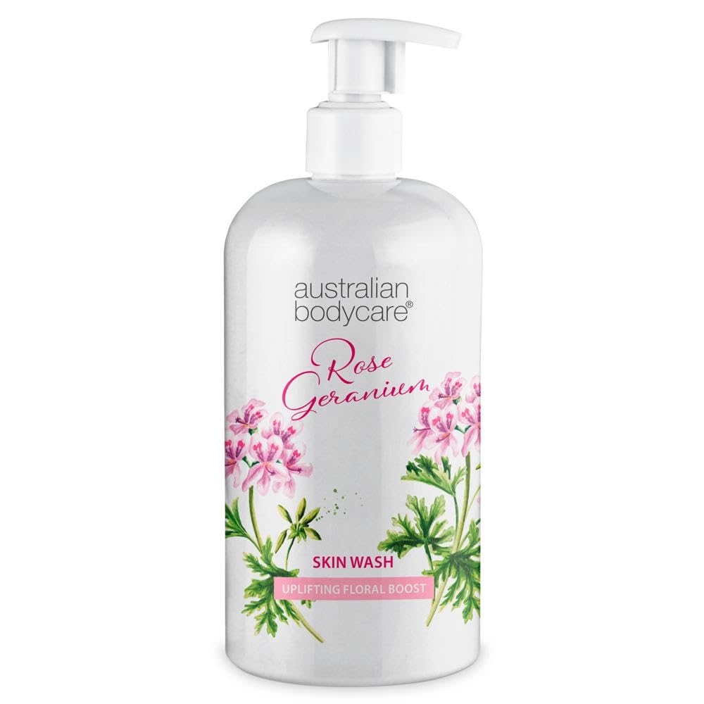 Australian Bodycare Tea Tree Oil & Rose Skin Wash - Vegan Body Wash 500ml
