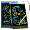 TECJOE 10 Inch LCD Writing Tablet 2-Pack | Colorful Doodle Board for Kids