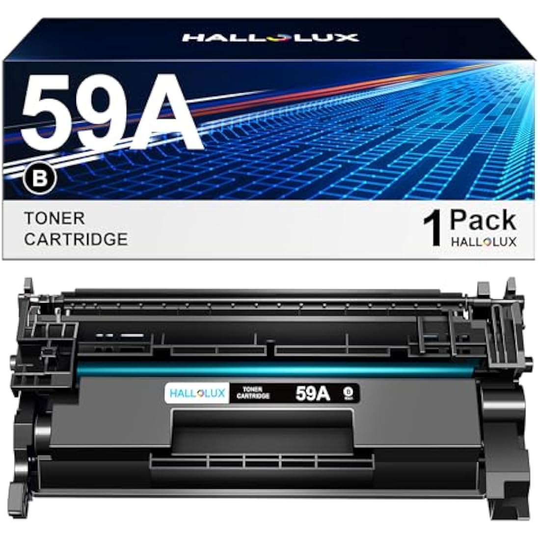 HALLOLUX 59A CF259A Black Toner for LaserJet Pro M404 M428 – No Chip