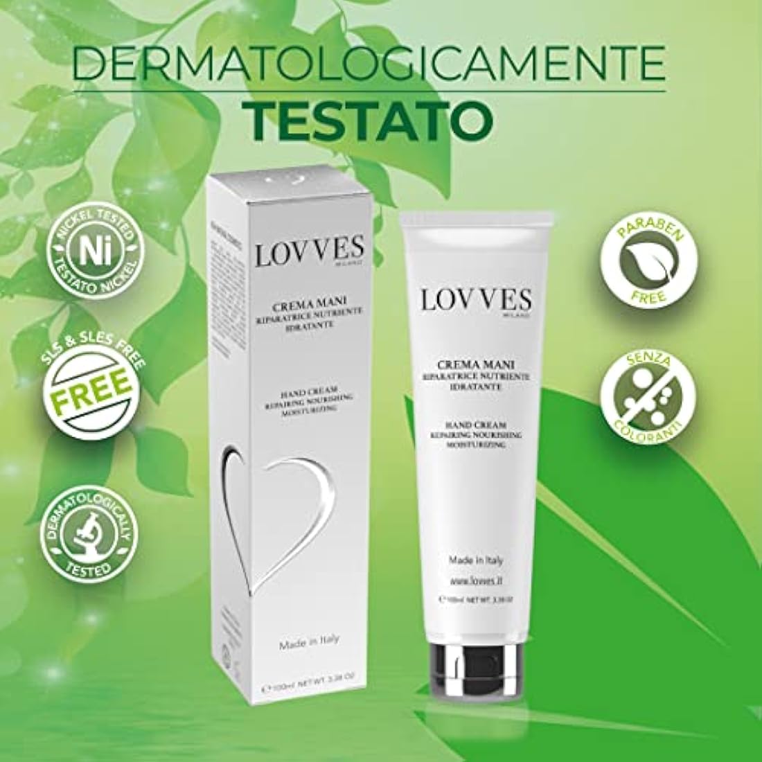 LOVVES Natural Anti-Aging Hand Cream | Lifting & Repairing – 100ml
