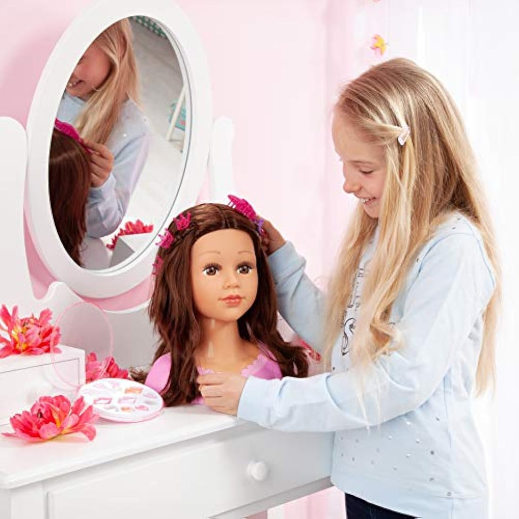 Bayer Design Charlene Super Model Styling Head with Makeup - Brown