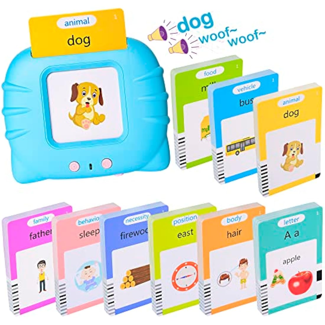 Jolof Store Talking Flash Cards – 255 Montessori Learning Toys for Kids