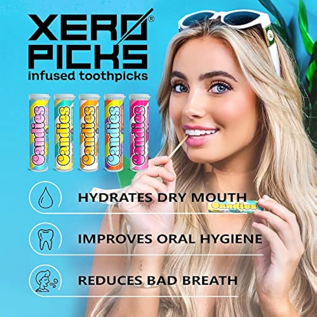 Xero Picks Candies Flavored Toothpicks | Dry Mouth Relief | 5 Pack