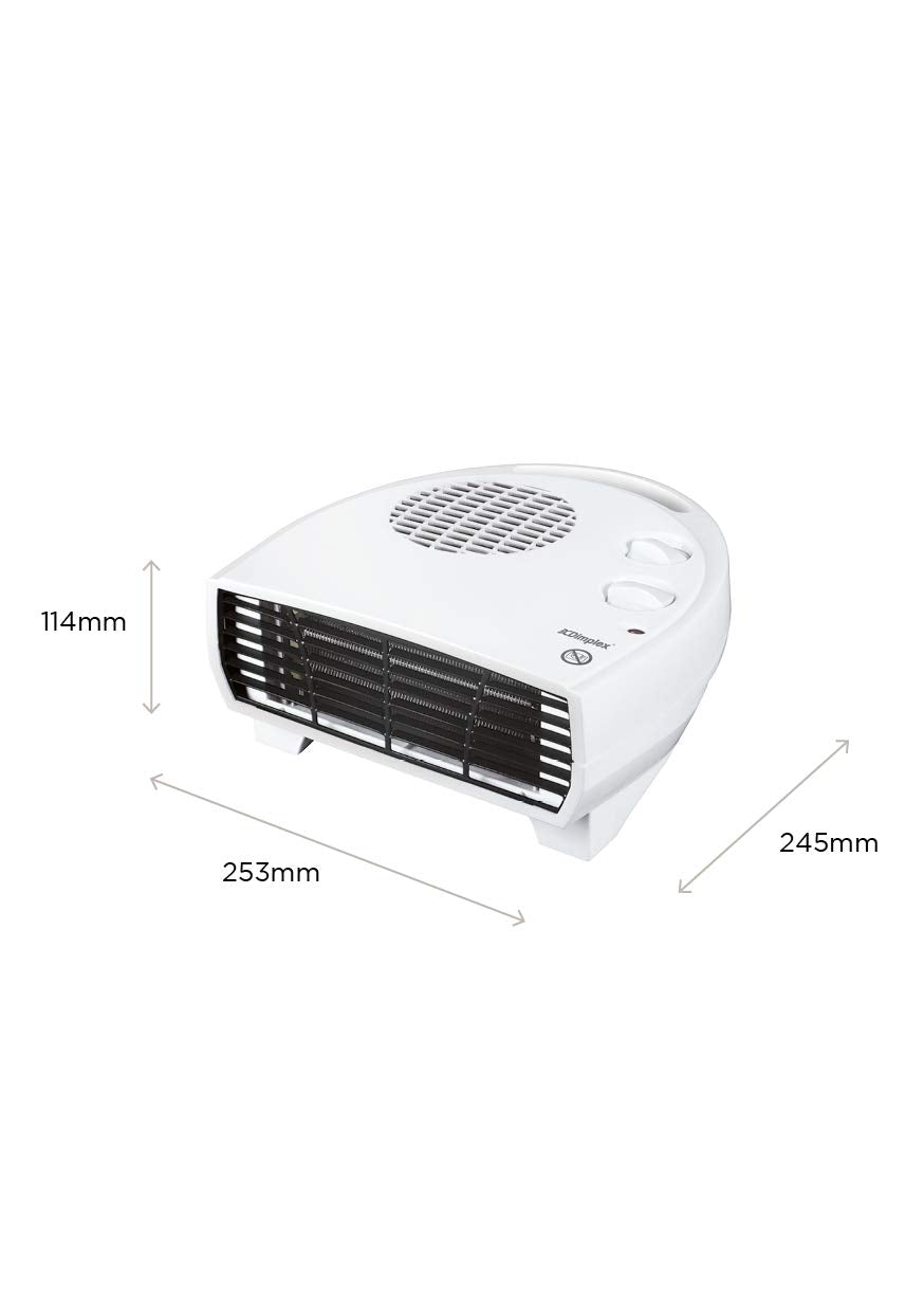 Dimplex 3kW Electric Fan Heater | Compact Portable Heater with 2 Settings