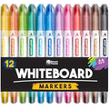 Smart Panda Dual Tip Whiteboard Pens – 12 Pastel Dry Erase Markers