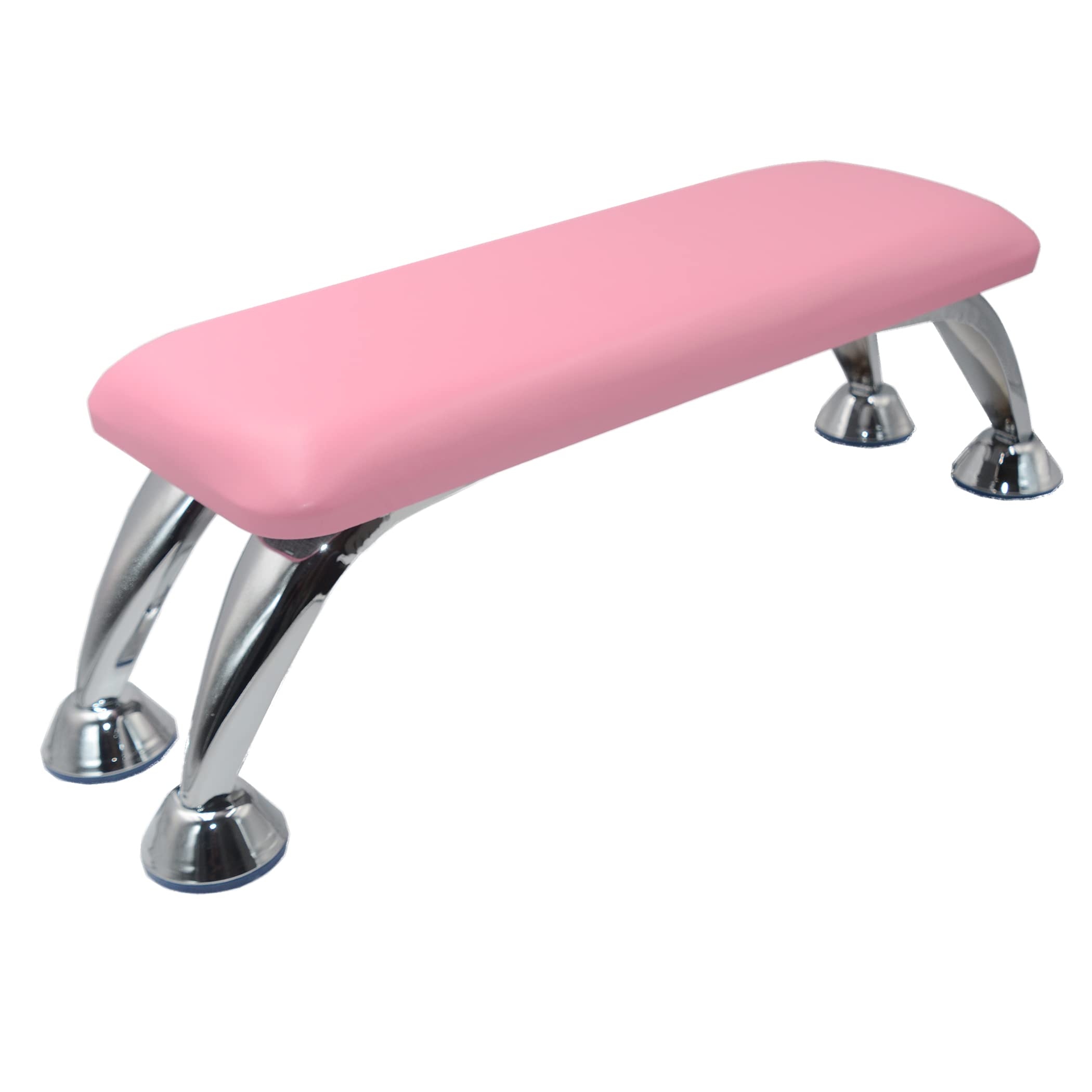 Pink PU Leather Nail Arm Rest – Foldable Manicure Hand Pillow