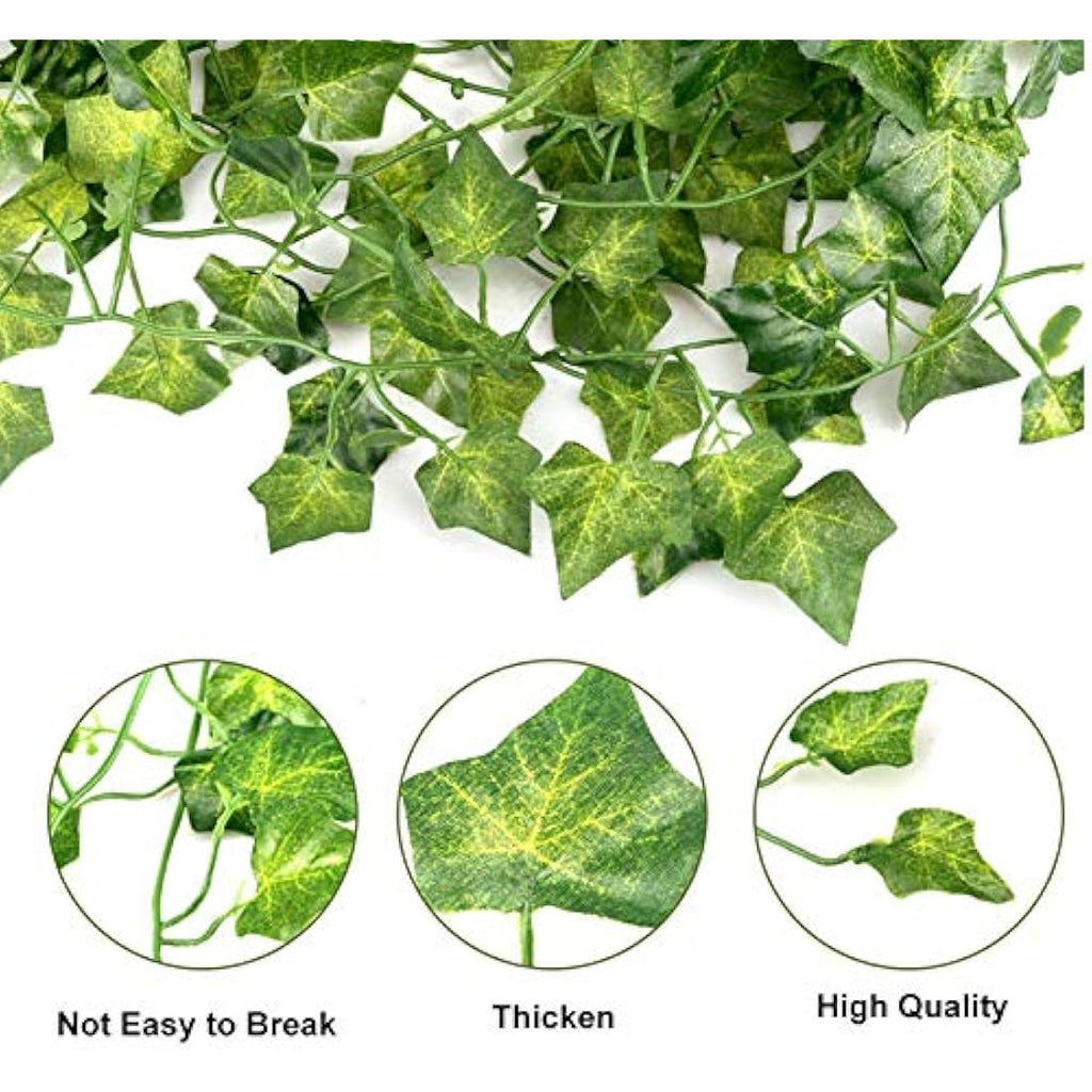Jolof Store 12Pcs Artificial Ivy Vines – 84ft Silk Leaf Garland