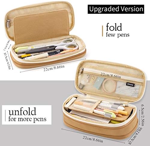 EASTHILL Large Capacity Pencil Case – High Storage Stationery Pouch