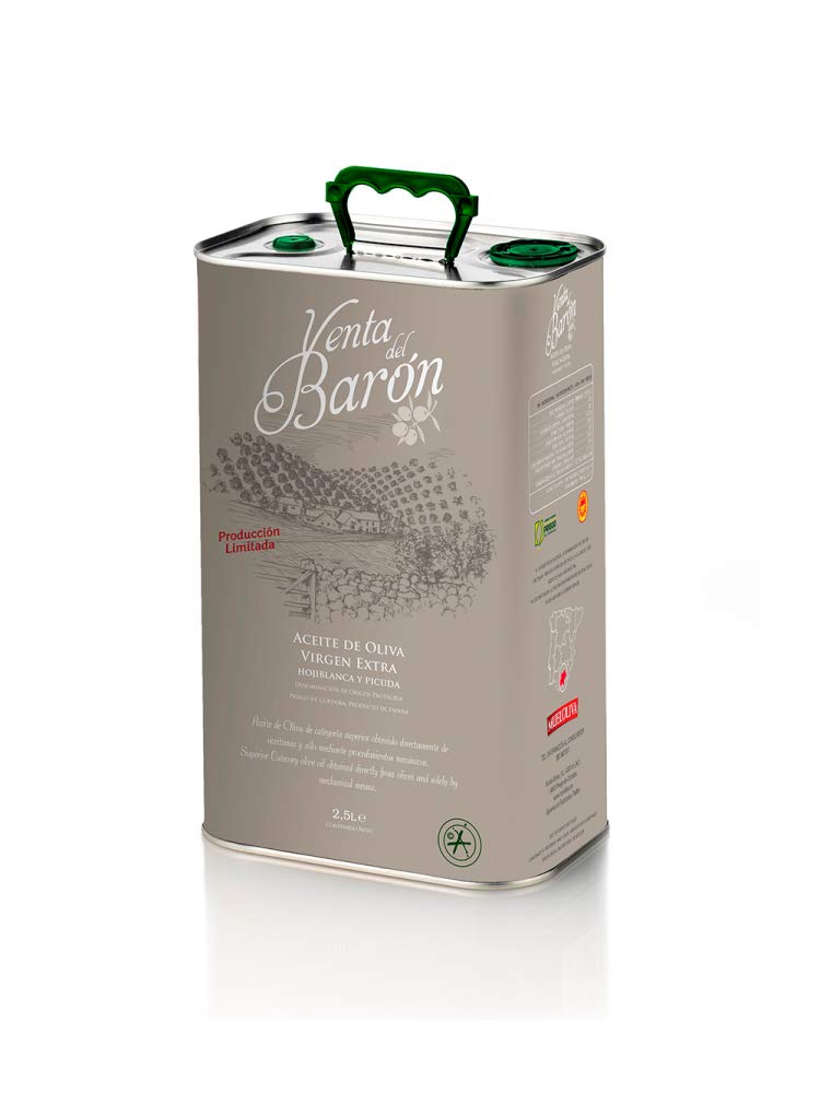 Venta del Barón – Award-Winning Extra Virgin Olive Oil (2.5L Tin)