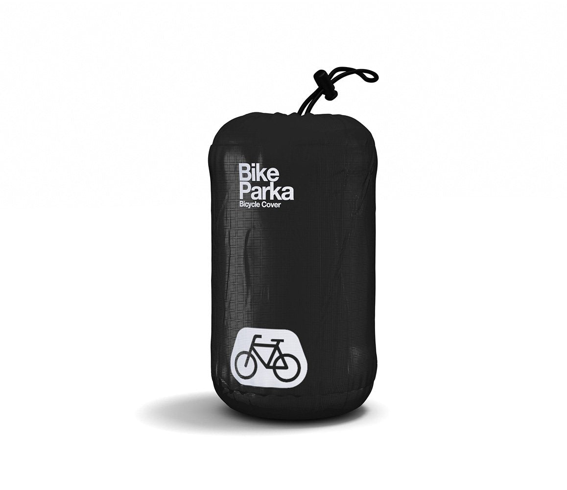 BikeParka STASH Waterproof Bicycle Cover | Ripstop Nylon - Ink Black
