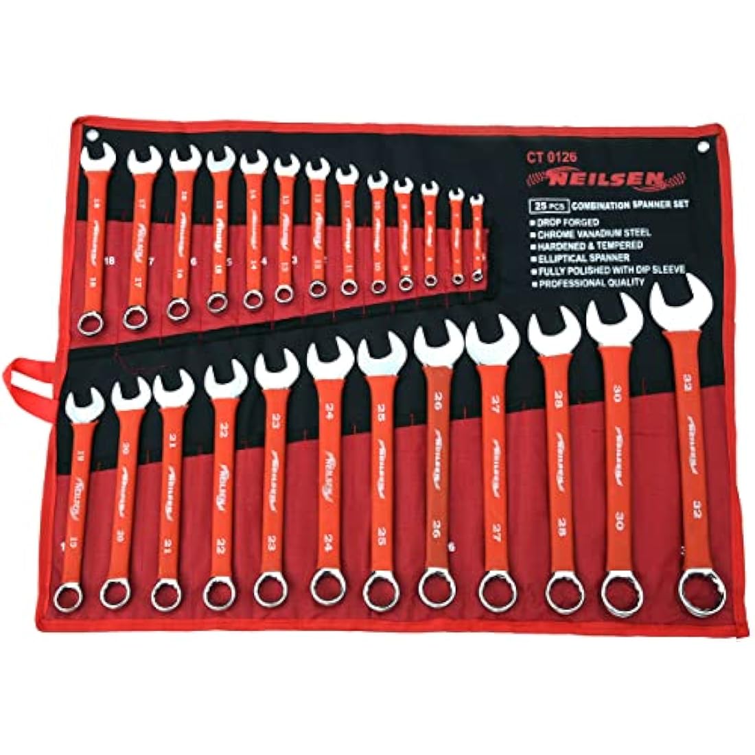 Neilsen CT0126 25-Piece Combination Spanner Set | 6-32mm Hand Tools