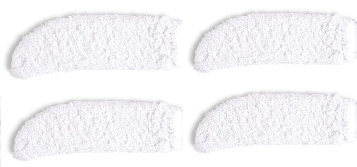 Toe Towel Replacement Bags by – 4 Pack Exfoliating Towels