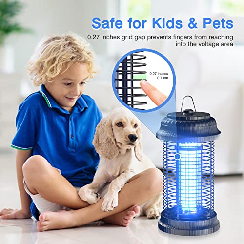 TMACTIME Bug Zapper – 20W UV Mosquito Killer Lamp with Metal Housing
