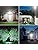 NATPOW 100W LED Motion Sensor Security Lights | 11000LM Flood Light 2-Pack