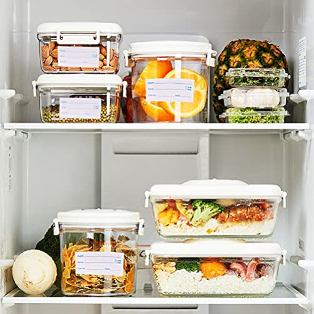 Removable Food Freezer Labels – 1000 Count Date Stickers