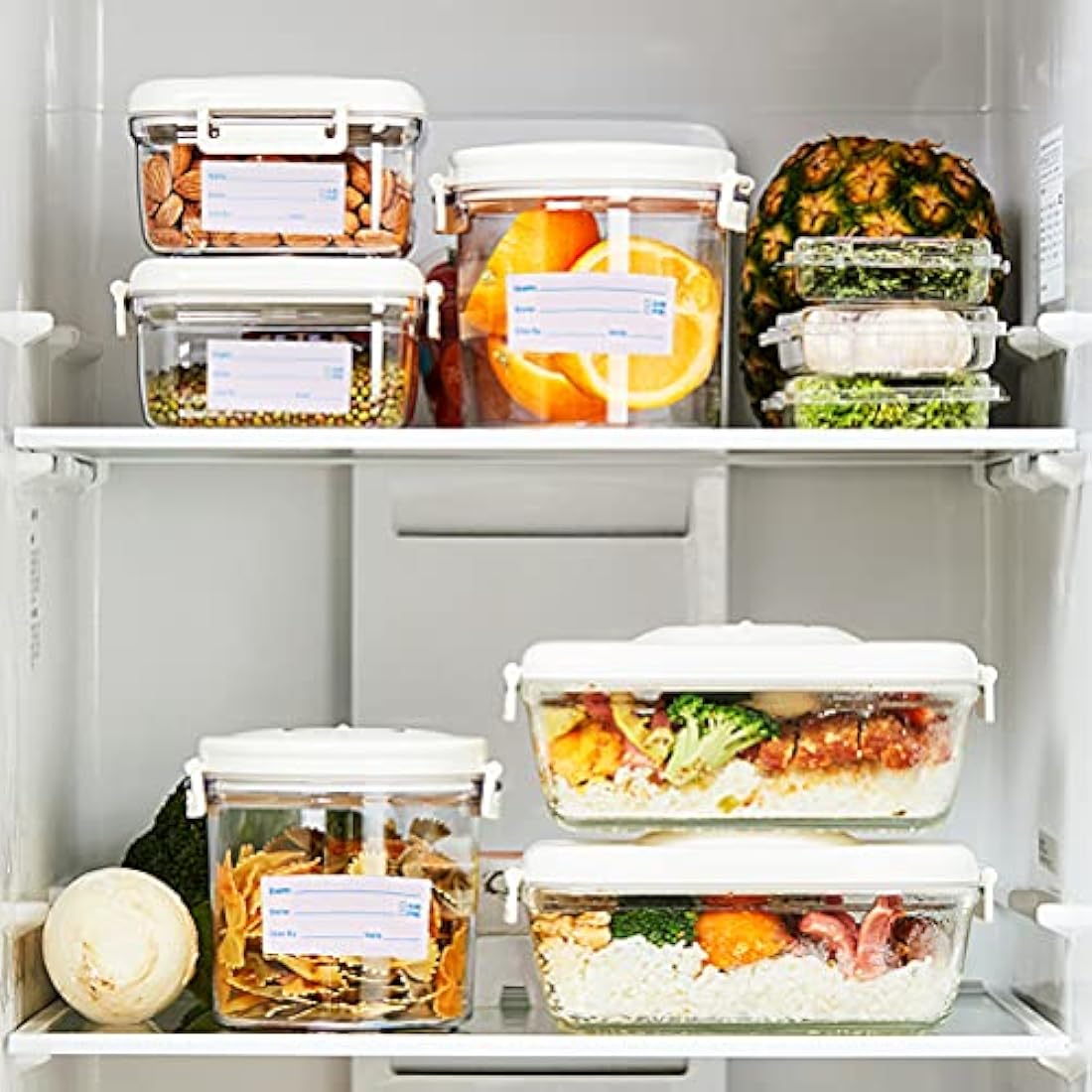 Removable Food Freezer Labels – 1000 Count Date Stickers