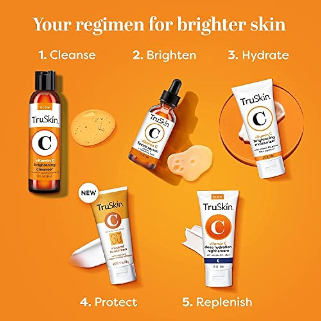 TruSkin Vitamin C Face Serum – Anti-Aging Brightening Formula, 2 fl oz