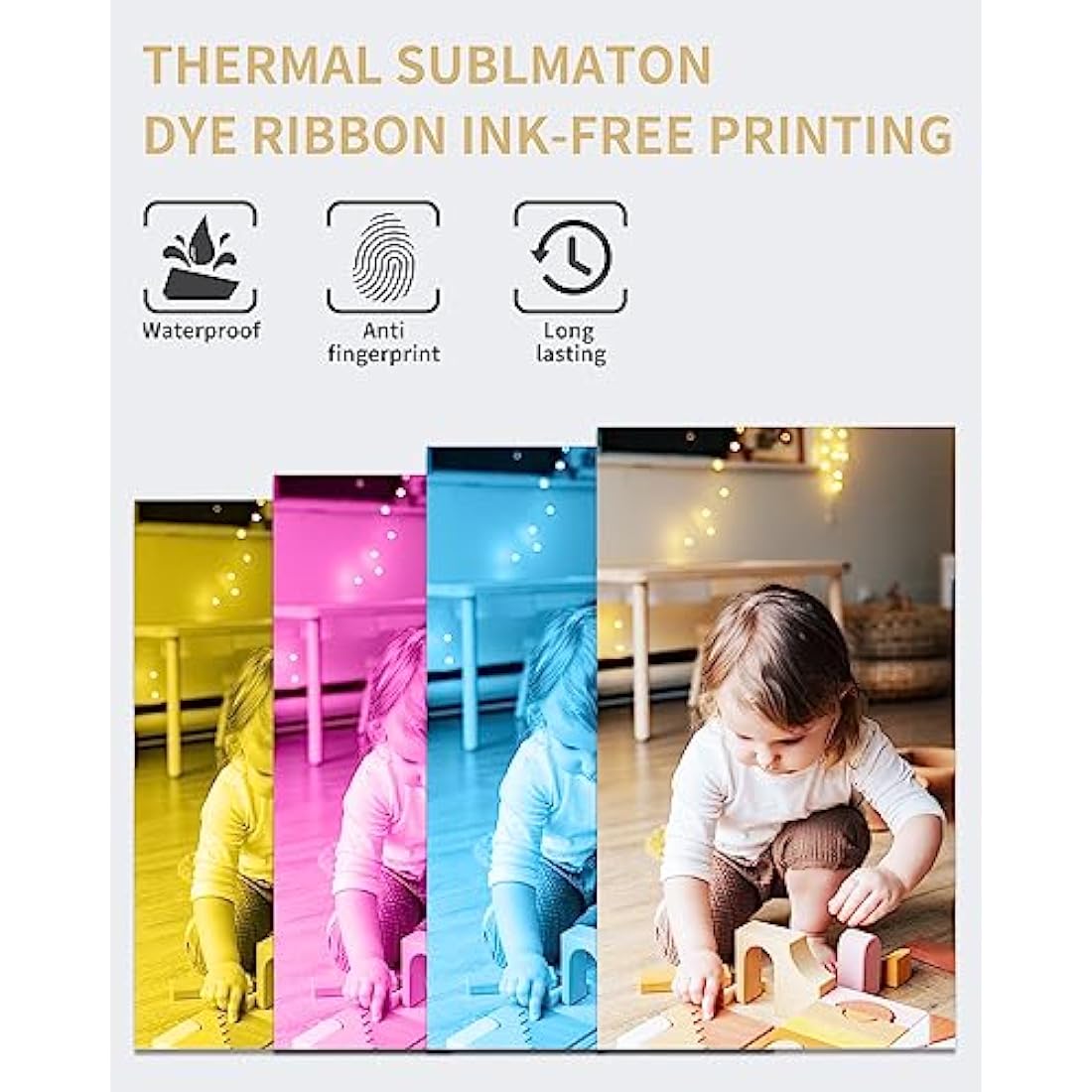 Jolof Store KP-108IN Ink and Paper Set for Canon Selphy CP1300 | 108 Sheets
