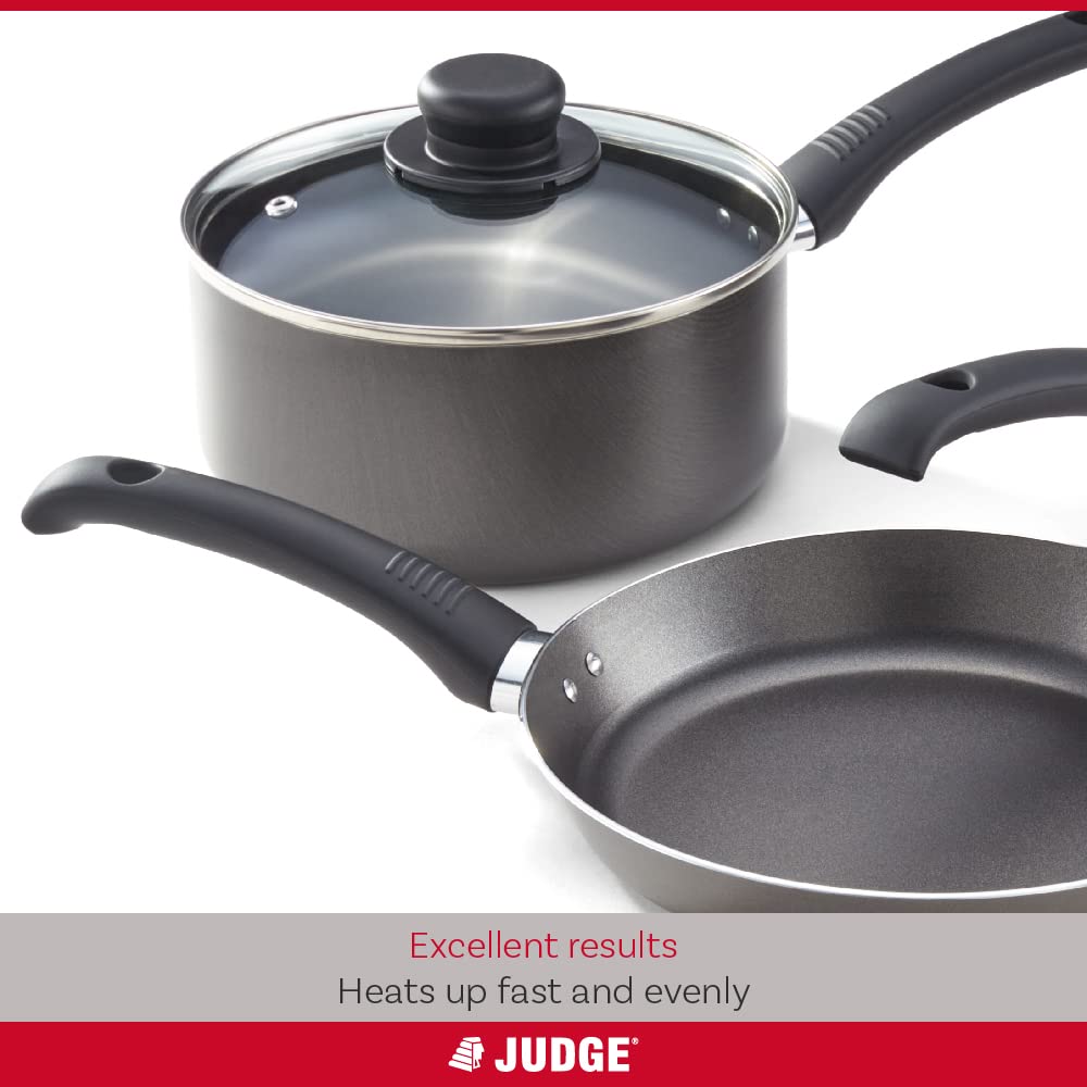 Judge Everyday 5-Piece Non-Stick Cookware Set | Saucepans & Frying Pans