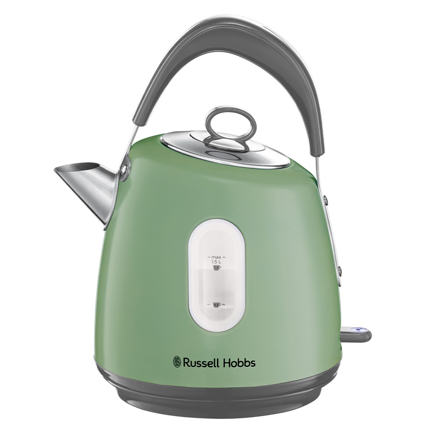Russell Hobbs Stylevia Electric Kettle | 1.5L Fast Boil – Sage Green