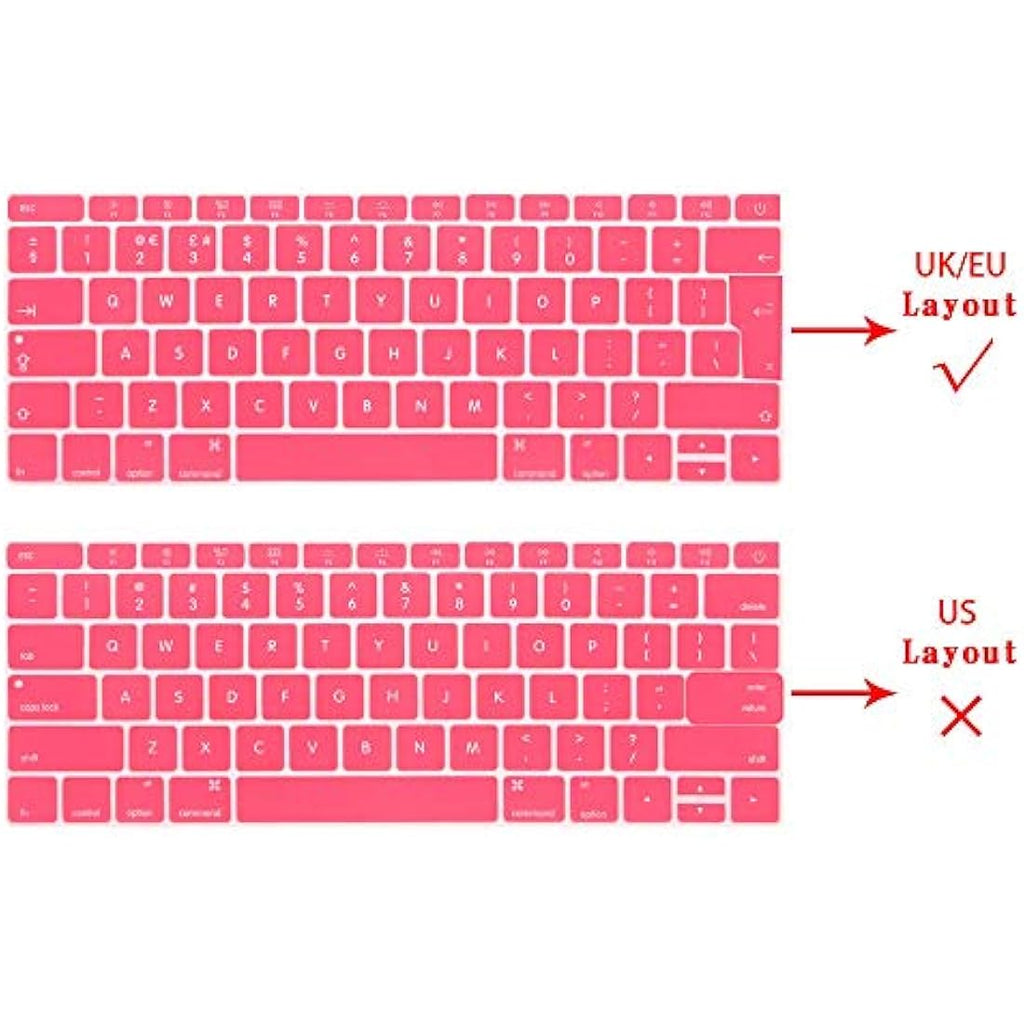 Jolof Store MacBook Pro 13 A1708 Keyboard Cover - Ultra Thin TPU Baby Pink