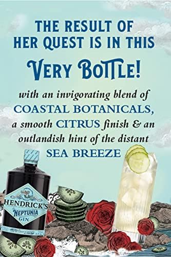 Hendrick’s Neptunia Gin – Limited Edition Coastal Botanical Gin, 70cl