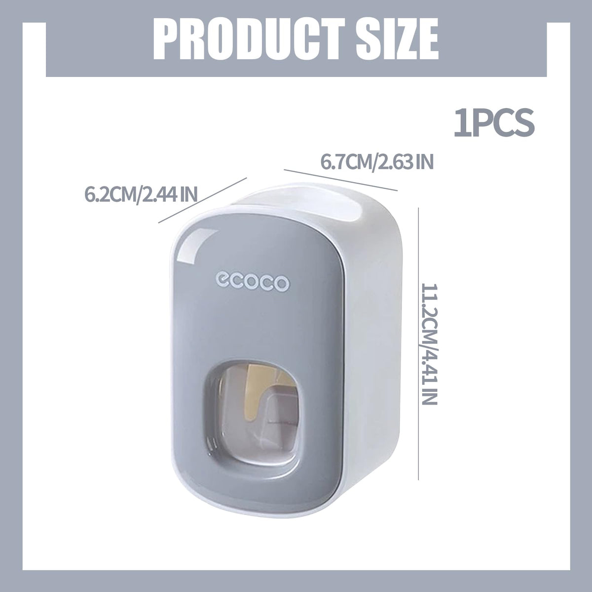 Automatic Toothpaste Dispenser,Wall-Mounted Toothpaste Holder - image 2