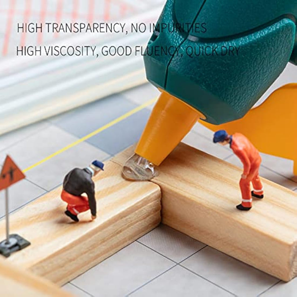 Beeway Hot Glue Gun Sticks | 7mm x 100mm | 125 Pack for DIY Crafts