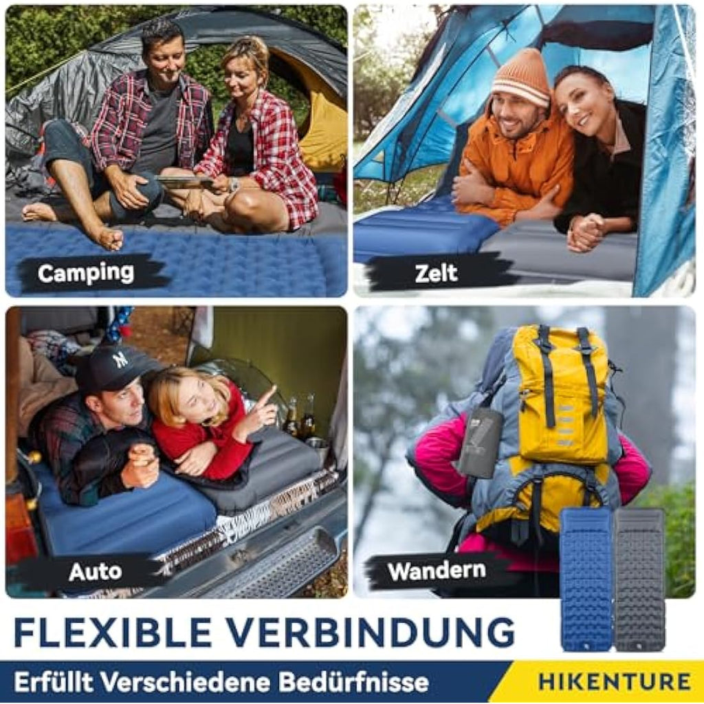 Hikenture Self-Inflating Sleeping Mat – 13cm Thick Ultralight Mattress