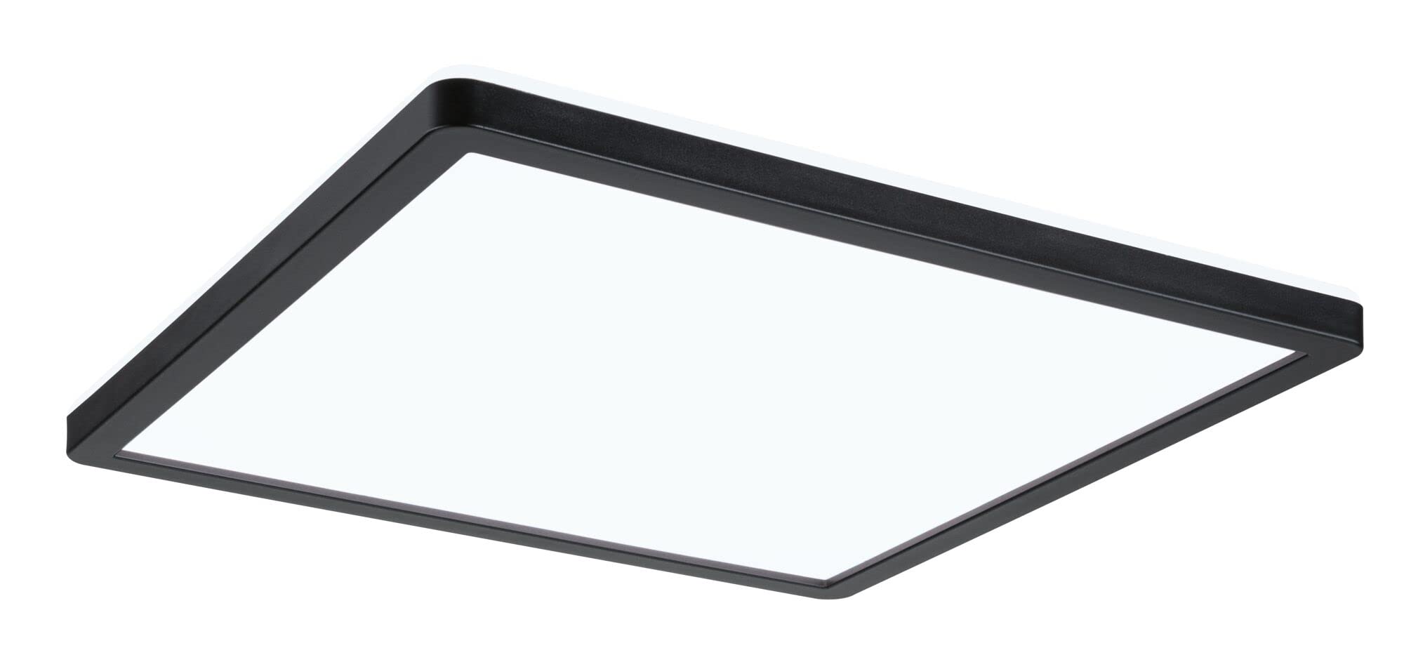 Paulmann Atria Shine LED Panel – 293mm Square Ceiling Light in Black