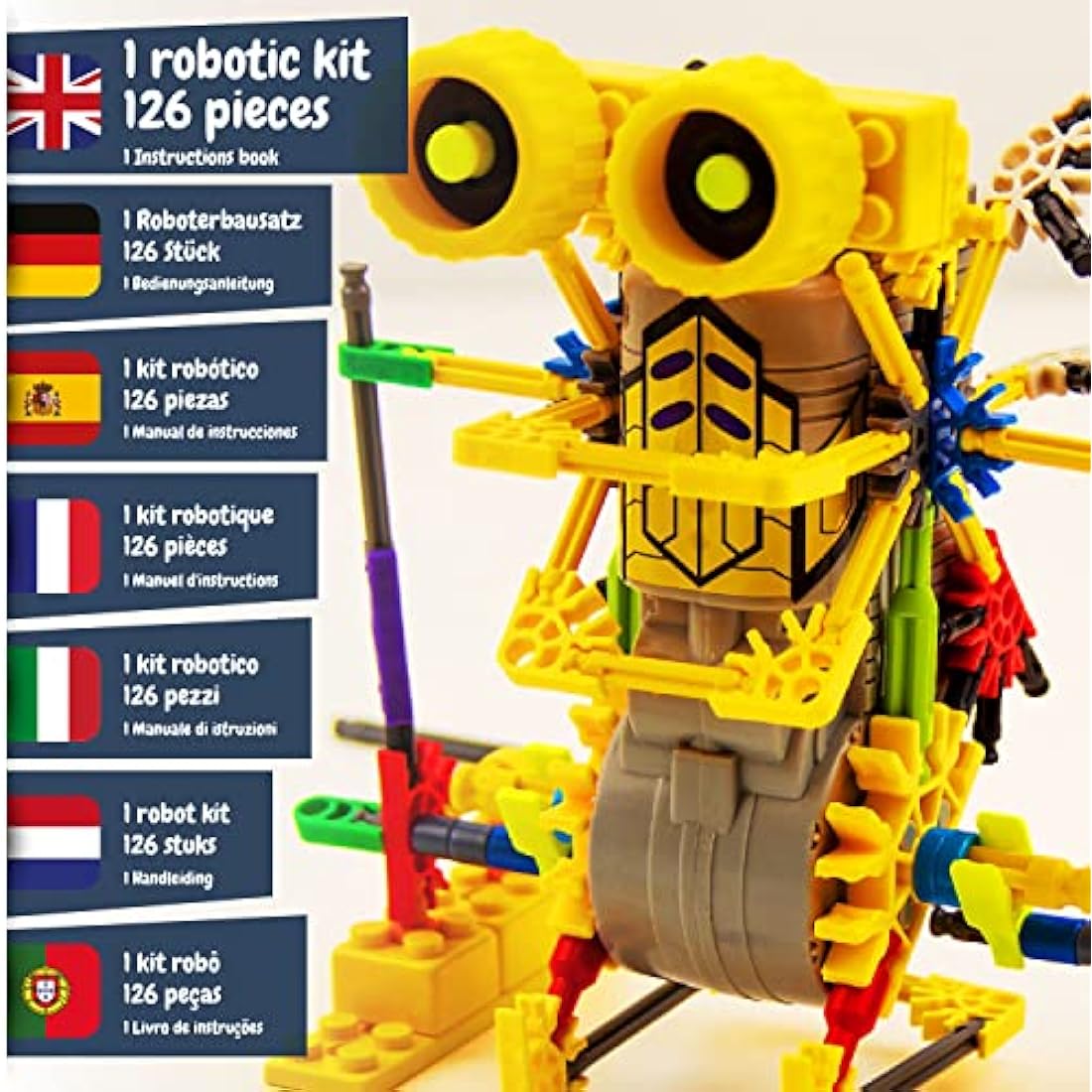 Science4you Betabot Robotics Kit – 126-Piece STEM Robot Building Toy