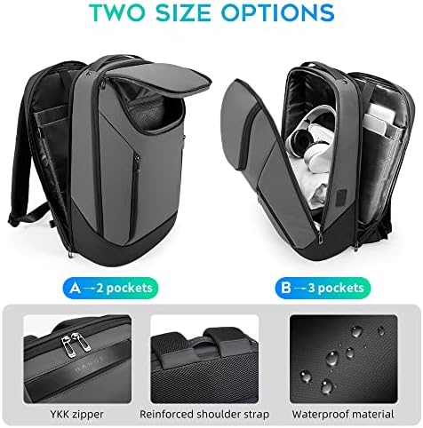 BANGE Business Smart Laptop Backpack | Waterproof 15.6 Inch with USB Port