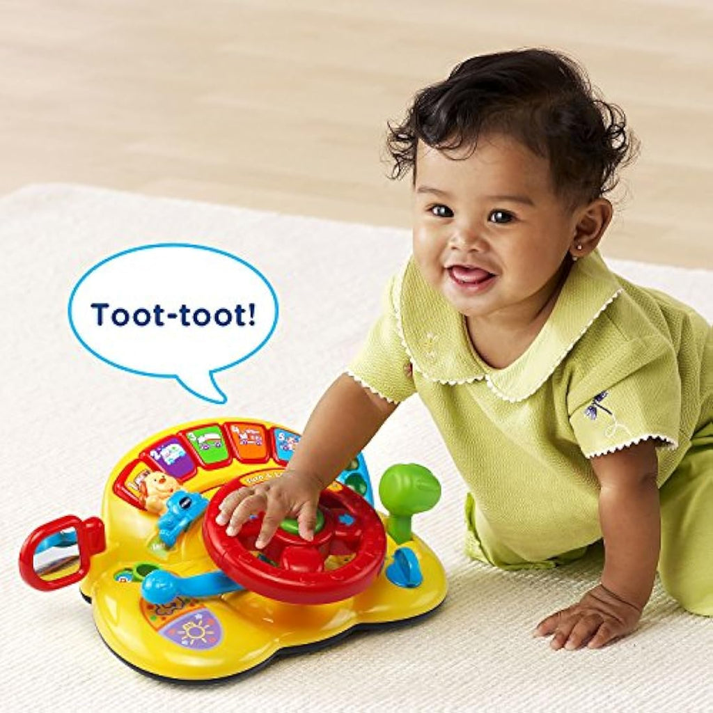 VTech Turn and Learn Driver – Interactive Toddler Steering Wheel Toy
