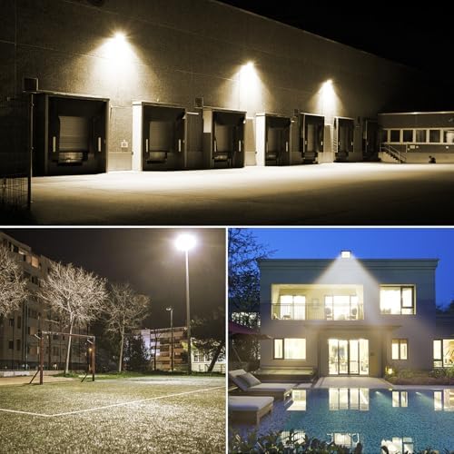 RIGIDON 200W LED Outdoor Flood Light | 20000LM IP66 Waterproof Security Lamp