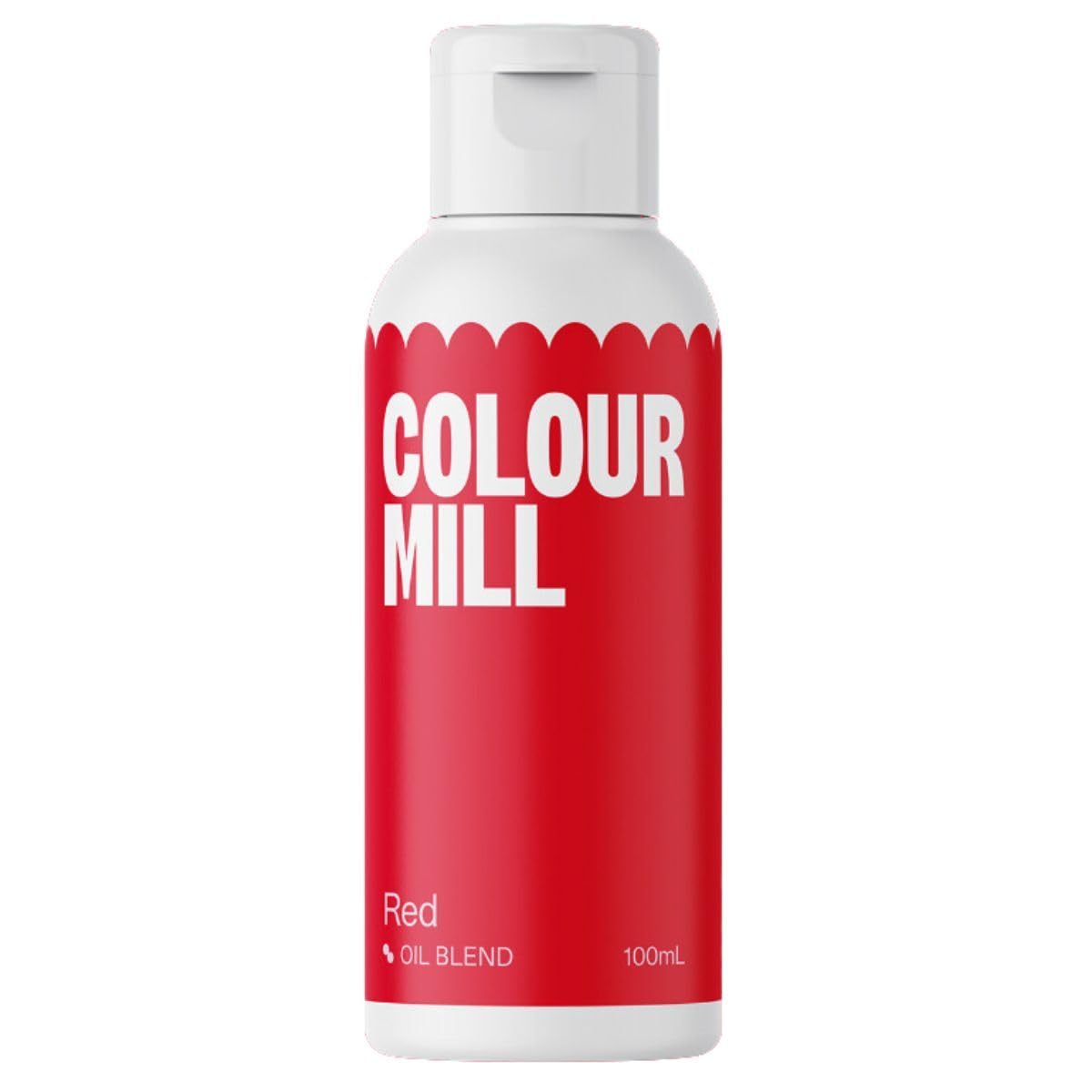 Colour Mill Red Oil Based Food Colouring – 100ml Vegan Cake Dye