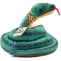 Zappi Co Plush Snake Toy | 180cm Realistic Green Ring Stuffed Animal