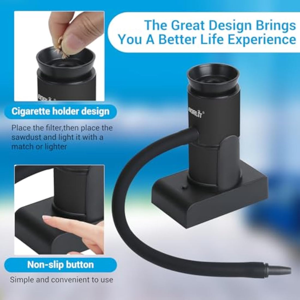 BORUiT Portable Food Smoking Gun | Wood Smoke Infuser for Cocktails & Meat
