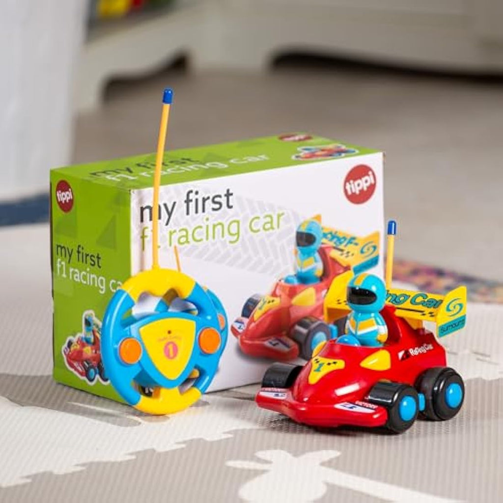 Tippi My First F1 Remote Control Car - Toddler Toy with Sound & Lights