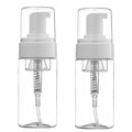 2PCS 100ML/3.4Oz Refillable Empty Plastic Foam Foamer Dispenser Pump Bottles Cosmetics Lotion Makeup Shampoo Facial Cleanser Liquid Soap Dish Foaming - image 1