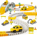 Construction Race Track Set – 260 Piece Flexible DIY Toy Kit