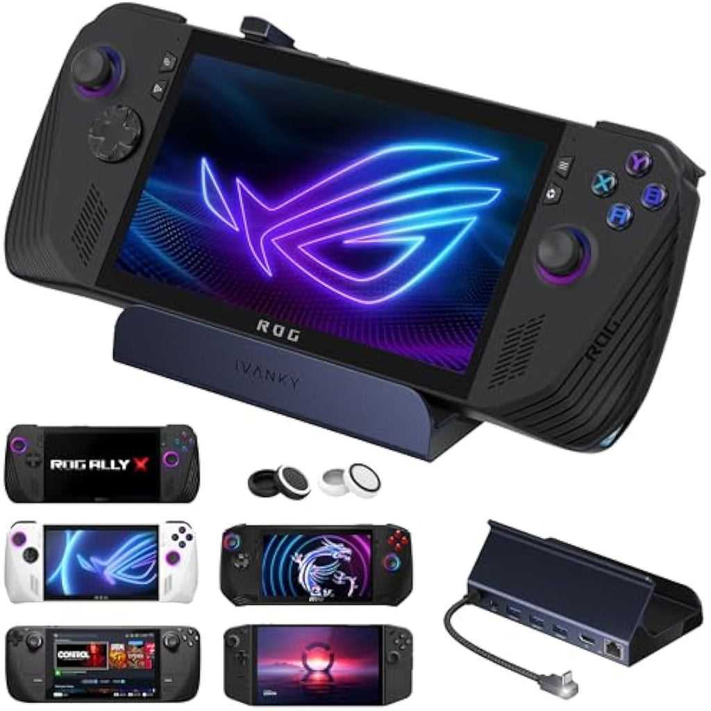 iVANKY 8-in-1 Docking Station for Steam Deck & ROG Ally | 4K@144Hz HDMI