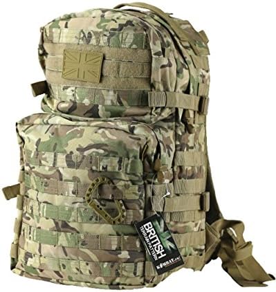 Jolof Store British Army SAS Tactical Combat Rucksack | 40L BTP Camo