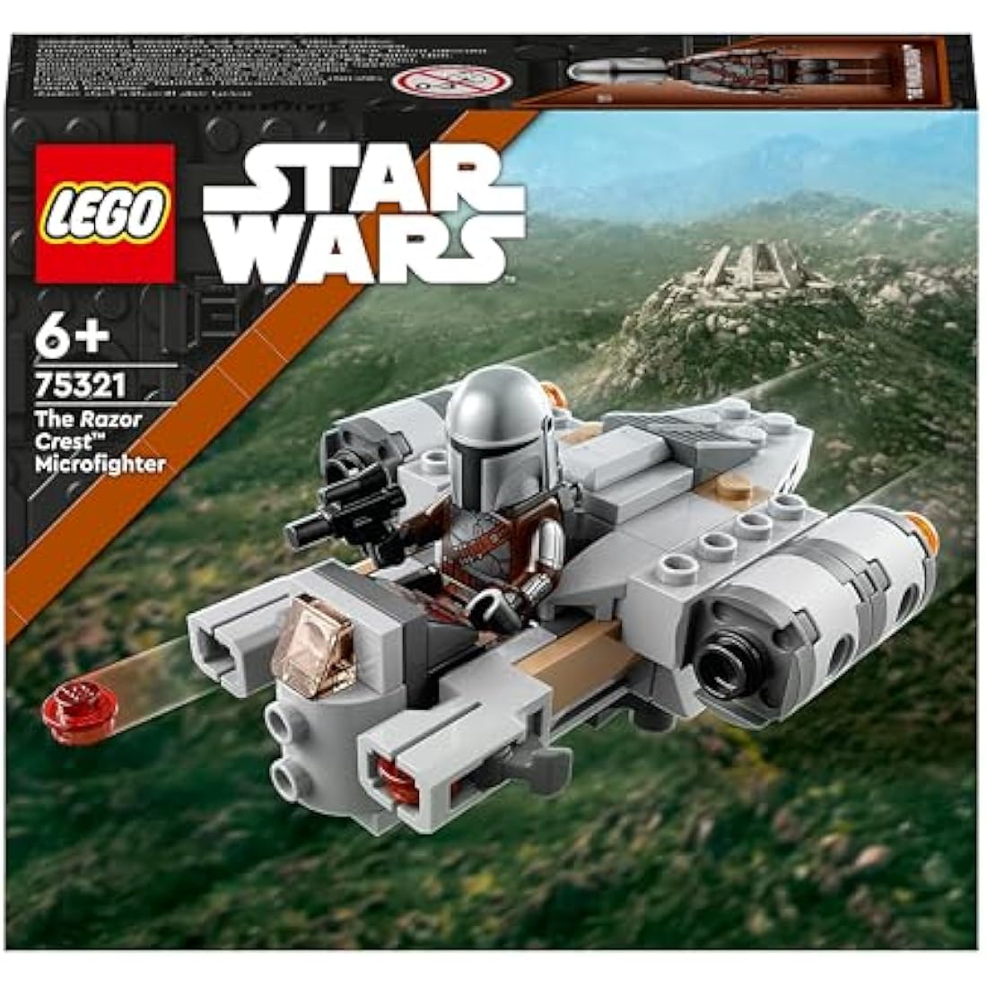 LEGO Star Wars Razor Crest Microfighter Mandalorian Building Toy 75321