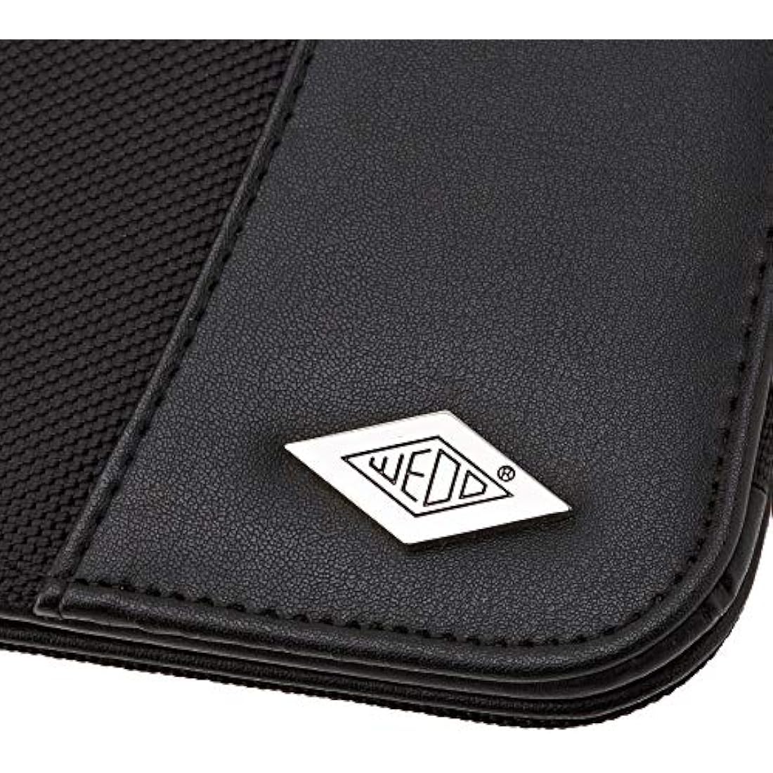 Wedo Elegance A5 Writing Case – Black Faux Leather Business Portfolio