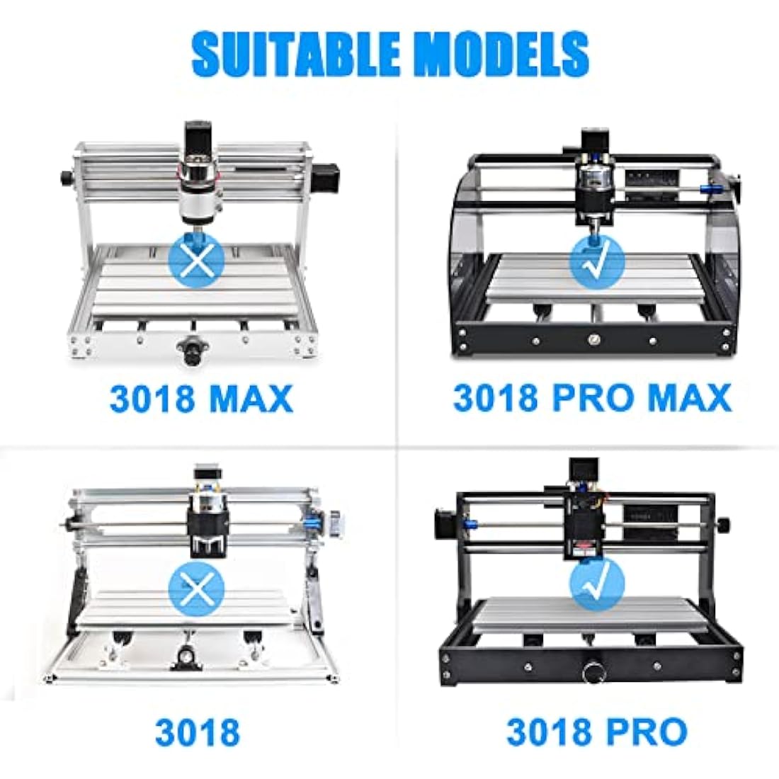 Daedalus 3018 CNC Upgrade Kit | X-Axis & Y-Axis Extension with Work Panel