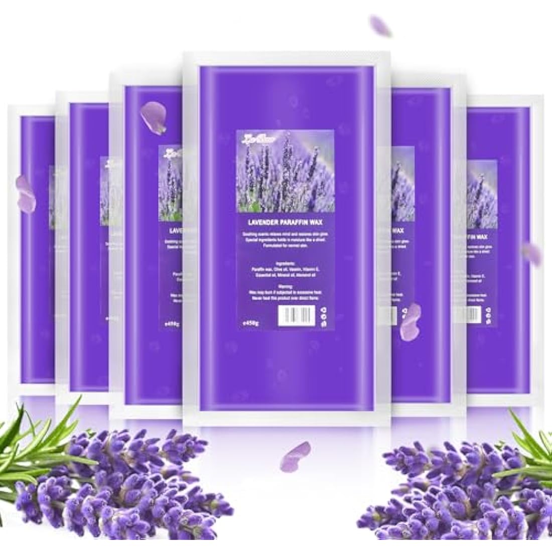 Lavender Paraffin Wax for Hands and Feet - 2700g (6x450g)