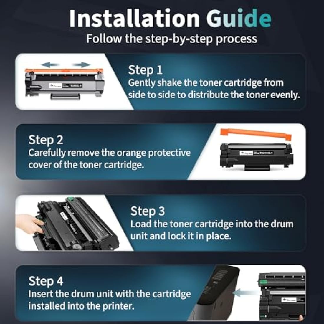 OINKWERE TN248XL Compatible Toner Cartridge for Brother MFC-L3740CDW (4 Pack)